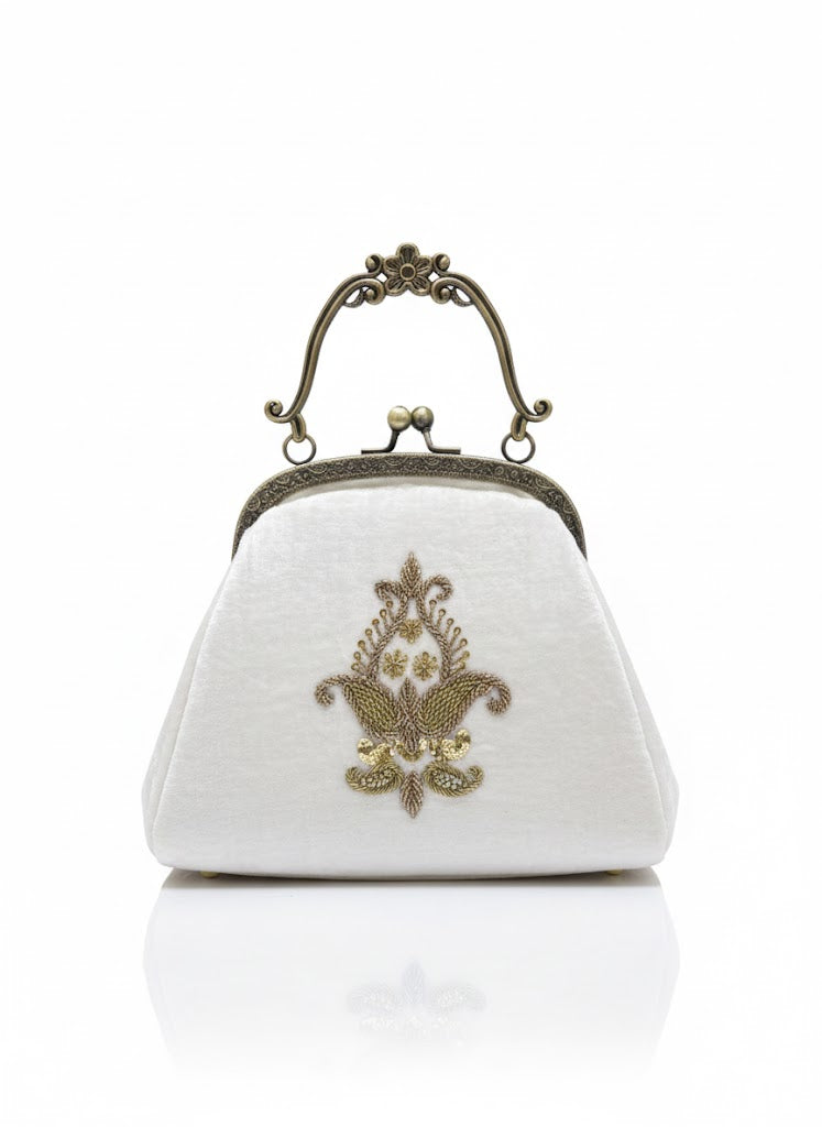 White Ambi Batua
