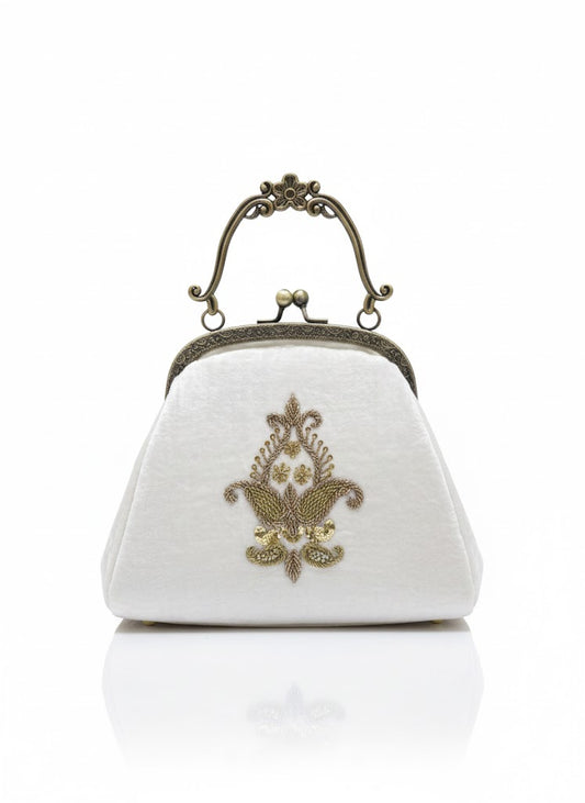 White Ambi Batua
