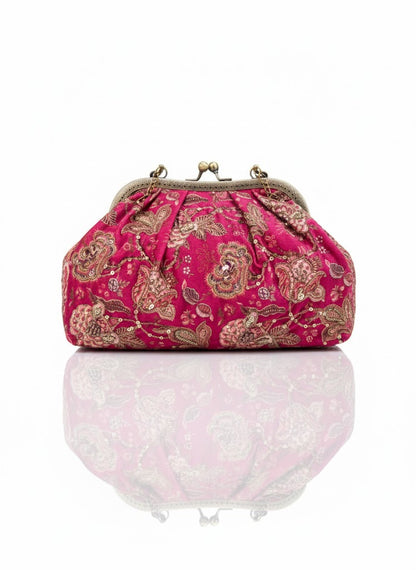 Maharani printed pink Batua